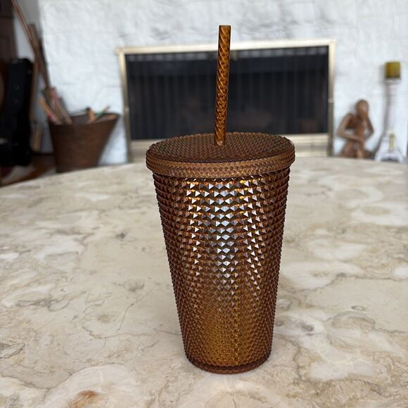 Starbucks 50th Anniversary Bronze Studded Grande Tumbler 2021 Limited Edition - Picture 12 of 13